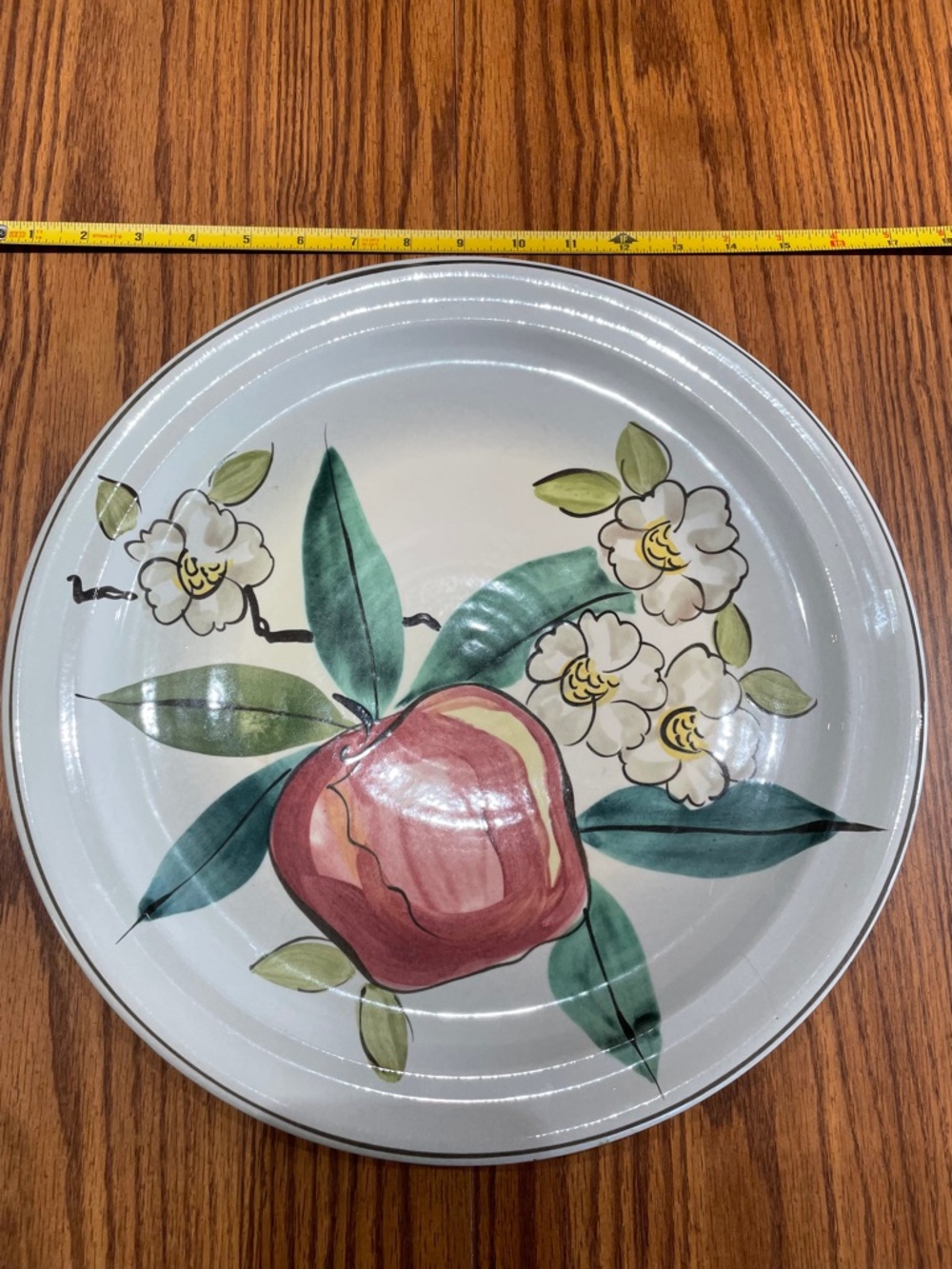 Red wing Dinner Plates Normandy pattern
